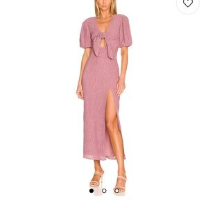 House of Harlow 1960 Vincenza Dress in Dusty Mauve